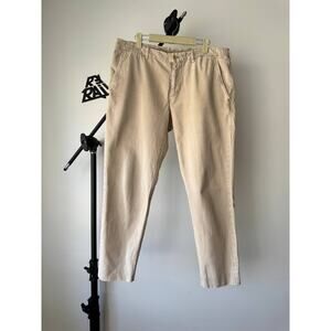 Brunello Cucinelli Cotton Chino Pants Beige